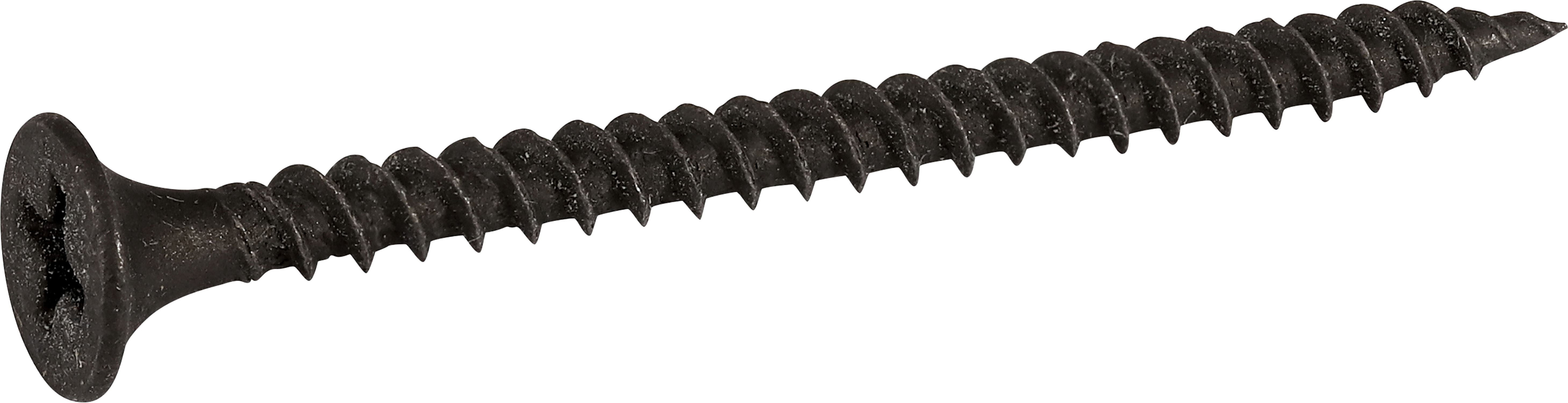 Fas-n-tite Coarse Thread Drywall Screw Assortment, 4 Sizes, Steel, Black Phosphate, 420 pack