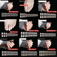 thumbnail image 3 of Beauty Crescent Moon Pattern Natural Ballerina Full Cover Manicure Tool False Nail Tips Fake Nails 122717(506), 3 of 8