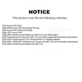 thumbnail image 2 of Positive Plus Front Rear Semi-Metallic Brake Pads Kit for Car Honda Accord Acura CSX KPF-100449, 2 of 8