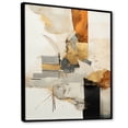 thumbnail image 2 of Designart "Radiant Dreamscape of Yellow Sunset III" Abstract Framed Wall Art - Modern Yellow Abstract Collages Entryway Framed Wall Art Print, 2 of 6