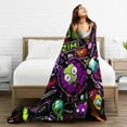 thumbnail image 6 of Invader Zim Ultra-Soft Micro Fleece Blanket Cozy Blanket Thick Warm Plush Throw Blanket Sofa Cushion 80"X60", 6 of 7