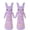 Purple, variant on Women's Bunny Rabbit Crew Socks Cartoon Animal Long Ear Design Socks Wavy Stripes Floral Print Soft Socks Elastic Casual Lovely Novelty Mid Calf Cute 3d Socks For Daily Home Wear Gifts