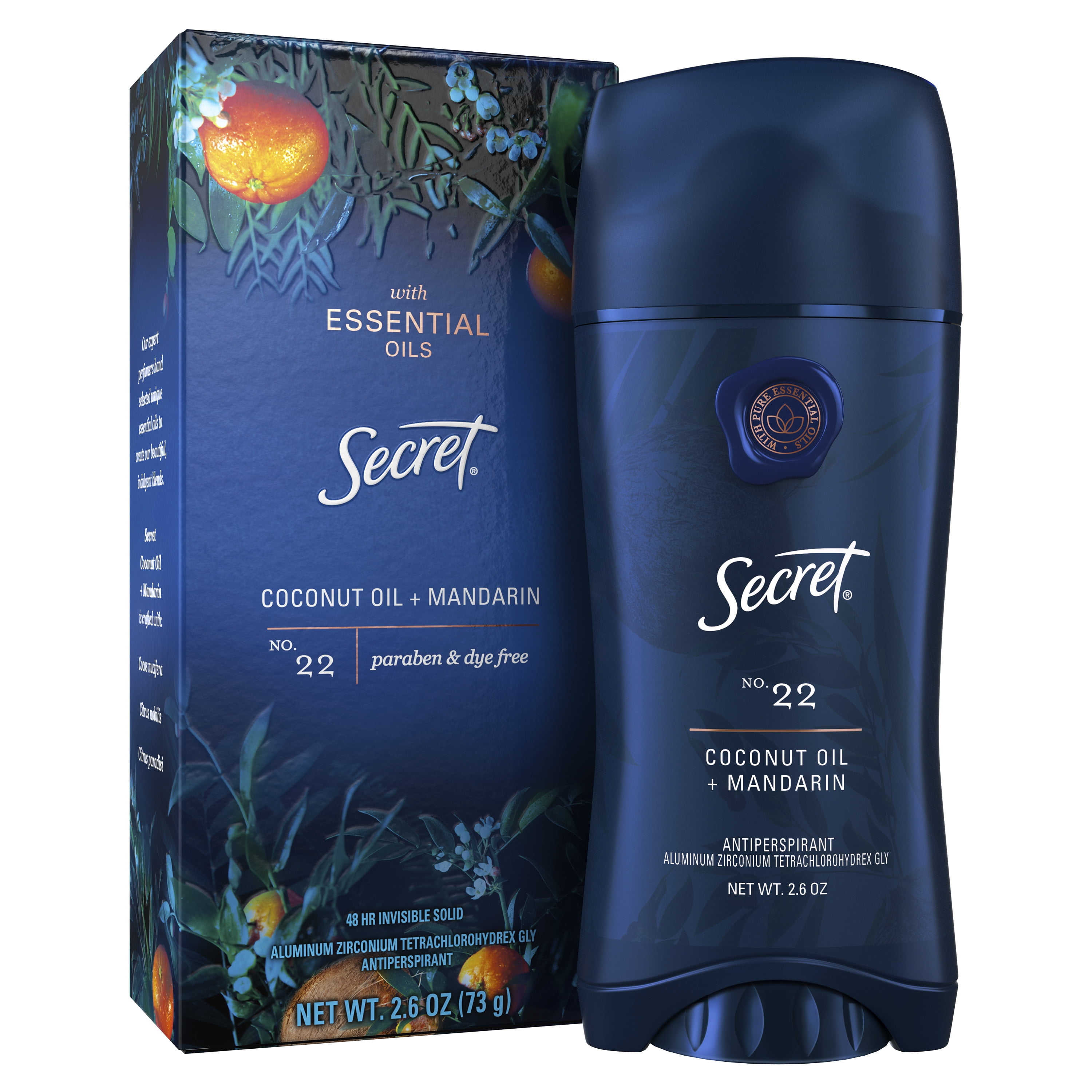Secret Antiperspirant Deodorant with Essential Oils ...