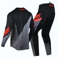 thumbnail image 5 of Willbros Motocross Offroad Jersey and Pants Combo Dirt Bike MX Racing Package Riding Gear Set Black (Jersey Adult S/Pants W30), 5 of 12