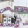 thumbnail image 5 of Pioneer Flower Floral Print Pattern Kitchen Rugs Sets Of 2,Anti Fatigue Kitchen Mat Rugs Non Slip Washable,Decorative Kitchen Floor Mats for Kitchen,Sink,Laundry,17"x30"+17"x47", 5 of 7