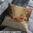 thumbnail image 2 of Castle Fairy Teenagers Christmas Sleigh Fabric by the Yard 1 Yard,Winter Snowflake Home Decor Fabric by the Yard,Happy New Year Room Decor Fabric by the Yard,Microfiber Bedroom Decor, 2 of 6