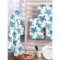thumbnail image 2 of Coastal Sea Turtle Kitchen Dish Towels for Drying Dishes Set of 2, Nautical Turquoise Ocean Creatures Waffle Weave Microfiber Hand Tea Bathroom Towels Quick Dry & Absorbent Towel 15.7x23.6, 2 of 7