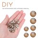 thumbnail image 3 of Raindrops 1Pqt Rhinestones Dorados Para Decorar Con Redondo Y Base Plana, 3 of 6