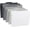 Assorted Grayscale, variant on 100 Black File Folders - Letter Size File Folders with 1/3 Cut Tabs, Durable 11pt Black Paper, Holds Letter Size Documents, 100 Pack