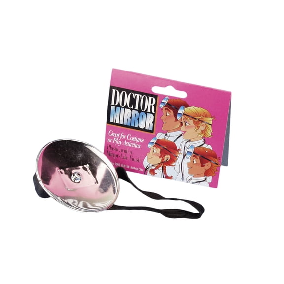 Loftus Doctor Nurse Mirror Costume Headband, Silver, One-Size