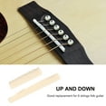 thumbnail image 3 of Guitar Bridge Pins Upper Nut Bottom Saddle Diecast Set for Acoustic Folk Guitar Performance, 3 of 7