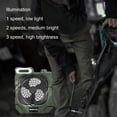 thumbnail image 3 of Ventilador de camping fuente de alimentación de emergencia ventilador de refrigeración USB recargable duradero con luces LED para senderismo ANGGREK Otros, 3 of 8