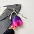 thumbnail image 4 of Monedero de acrílico para mujer, con cadena, Mini bolso cruzado, bolso elegante para chica divertida, 4 of 8