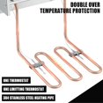 thumbnail image 5 of M optimized Commercial Electric Deep Fryer With Dual Tank, Professional Electric Countertop Deep Fryer Stainless Steel 3600W for Restaurant, 5 of 6
