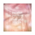 thumbnail image 1 of Love What You Do Decorative Satin Napkins Set of 4, Pastel Colored Bokeh Effect Background with Motivation Phrase, Square Fabric Party & Dinner Napkin, 12", Pale Peach Pale Yellow, by Ambesonne, 1 of 2