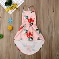 thumbnail image 3 of ZAXARRA Robe Fleurie pour Tout-Petite Fille, Dos Nu, Licou, à Lacets, Robe d'Été, 1-6 Ans, 3 of 7