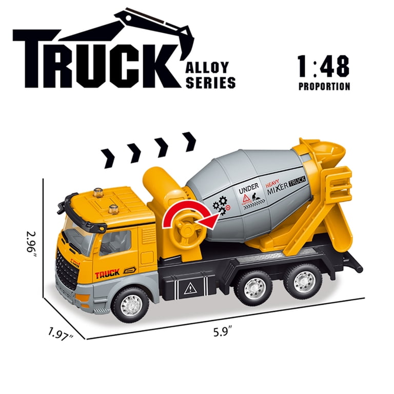 IZRIZR Friction Powered Construction Vehicle Toys, 2-Pack Set photo 5
