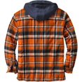 thumbnail image 4 of Lined Shacket Jacket For Men,flannel Hoodie Quilted Mens Shackets Long Cute Fall Shirts Plus Size Plaid Jacket, 4 of 4