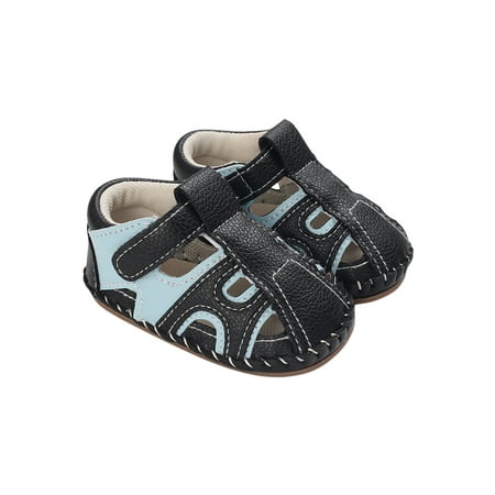 

One opening Baby Sandals Toddler Anti-Slip Contrast Color Hollow Out Walking Shoes Footwear for Spring Summer