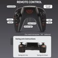 thumbnail image 3 of Carro de control remoto RC Stunt Car para niños 2.4GHz 4WD Control remoto Stunt Car 2 Modo de control Vehículos giratorios de doble cara 360 ° con luz de música en aerosol Romacci Carro de control remoto, 3 of 7