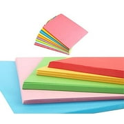 ASTRQLE 100Sheets A4 Assorted YPF5Coloured Pastel Bright Paper Multipurpose Double Sided Folding Origami Paper for Kid's Art & Craft Activities Office Family Use