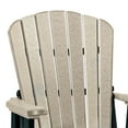 thumbnail image 3 of OS Home and Office Furniture 27" Resin Fan Back Glider in Weatherwood/Black, 3 of 5