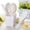 White 1Pcs, variant on Tuscom 5pcs Vanity Mirror Comb Set - Travel Hair Brush Kit with Detangling Comb, Straightening Brush & Plastic Wallet Mirror for Women, Girls - Portable Massage Comb & Cosmetic Organizer