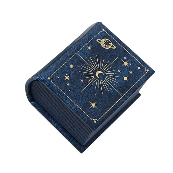 YIEMEEN Elegant Vintage Book Style Ring Box Rings Case For Jewelry Storage And Display