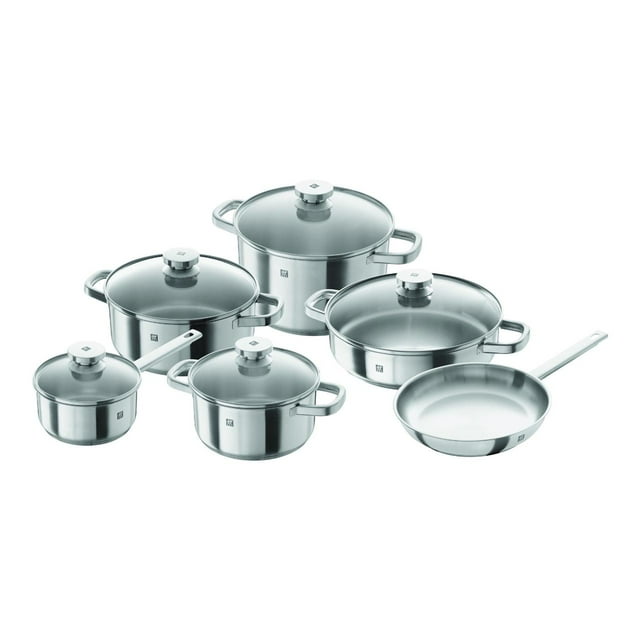 ZWILLING Joy Batterie de Cuisine, 11 Pcs en Acier Inoxydable 18/10