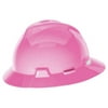 MSA V-Gard® Slotted Hat w/ Staz-On® Suspension, Hot Pink (11 Pack)