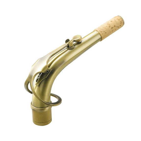 Alto Saxophone Bend Neck Metal Cork Sax Accessory for Saxophone Music Instrument