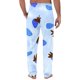 thumbnail image 5 of Pantalones largos para hombre con estampado de cintura elástica y bolsillo con cordón, pantalones largos de poliéster para hombre, 5 of 5