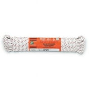 Samson Rope Nylon Core Sash Cord, 1,000 lb Capacity, 100 ft, Cotton, White - 1 Each (650-001016001060)
