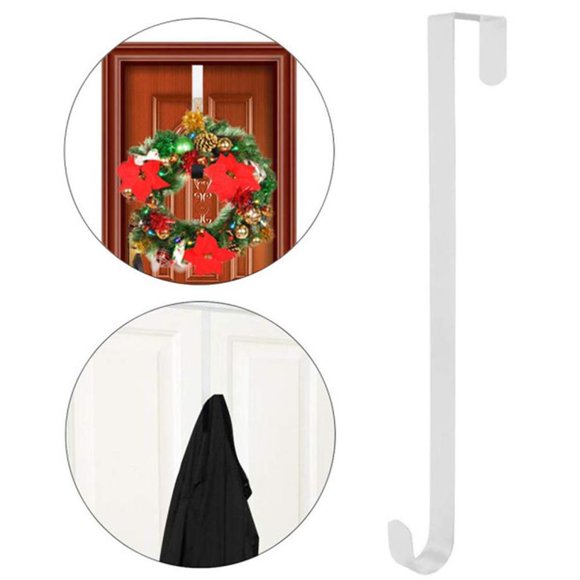 Stainless Steel Christmas Wreath Hanger for Front Door Adjustable from 14.9-25 Inches Larger Door Wreath Hanger