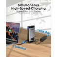 thumbnail image 3 of Estación de acoplamiento WAVLINK 11 en 1 para laptop, 8K, 3 monitores, USB-C, 3 of 7