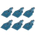 thumbnail image 2 of 3 Holes Flat Wind Jet Air Blowing Nozzle, 1/4" Thread Size, Blue X6, 2 of 4