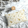 thumbnail image 3 of Cauagu Gold Christmas Tree Print Pillow Covers with Envelope Closure,1PC Pillow Cases Decorative Pillow Case for Bed & Couch, Pillows Not Included-16"x24", 3 of 6
