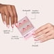 thumbnail image 3 of Press On Nails Glamnetic Pure Hearted Brillante Short Almendra, 3 of 6