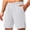 White, variant on FRSASU Men's Casual Sweat Shorts 7" Athletic Running Lounge Drawstring Workout Gym Lightweight Shorts with Pockets White