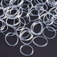thumbnail image 3 of 2000 Pack Mini Rubber Bands, Clear Elastic Hair Bands for Braiding, Hairstyles, and More, 3 of 5