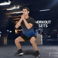 thumbnail image 5 of Mens Activewear Set 6 Pcs Work out clothes gym for men Sport Active Fit Tracksuit, 5 of 6