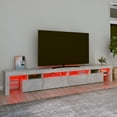 thumbnail image 6 of vidaXL TV Stand with LED Lights Entertainment Center TV Console Media Unit, 6 of 204