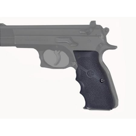 Rubber Grip CZ-75, TZ-75 P-9 Rubber Wraparound with Finger Grooves, HOGUE Rubber GRIP 75000 By