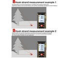 thumbnail image 4 of SNDWAY Distance Meter Infrared Distance Meter Ruler Electronic Ruler Ships with, 4 of 8