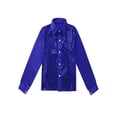 thumbnail image 3 of Alvivi Kids Boys Long Sleeve Sequins Blouses Shirt Top for Jazz Modern Dance 4-14, 3 of 7