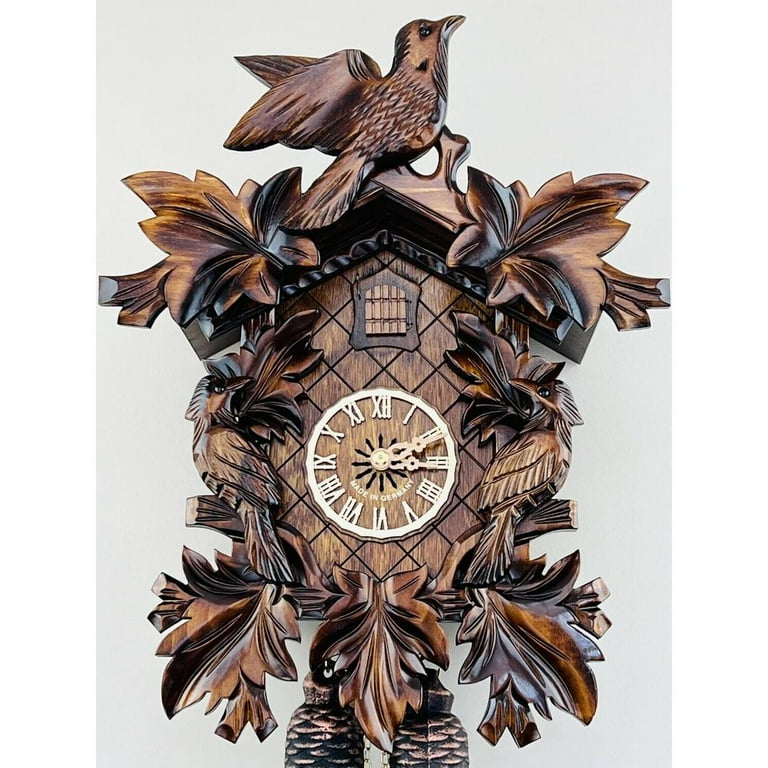 River City Clocks One Day Cuckoo Clock with Seven Hand carved