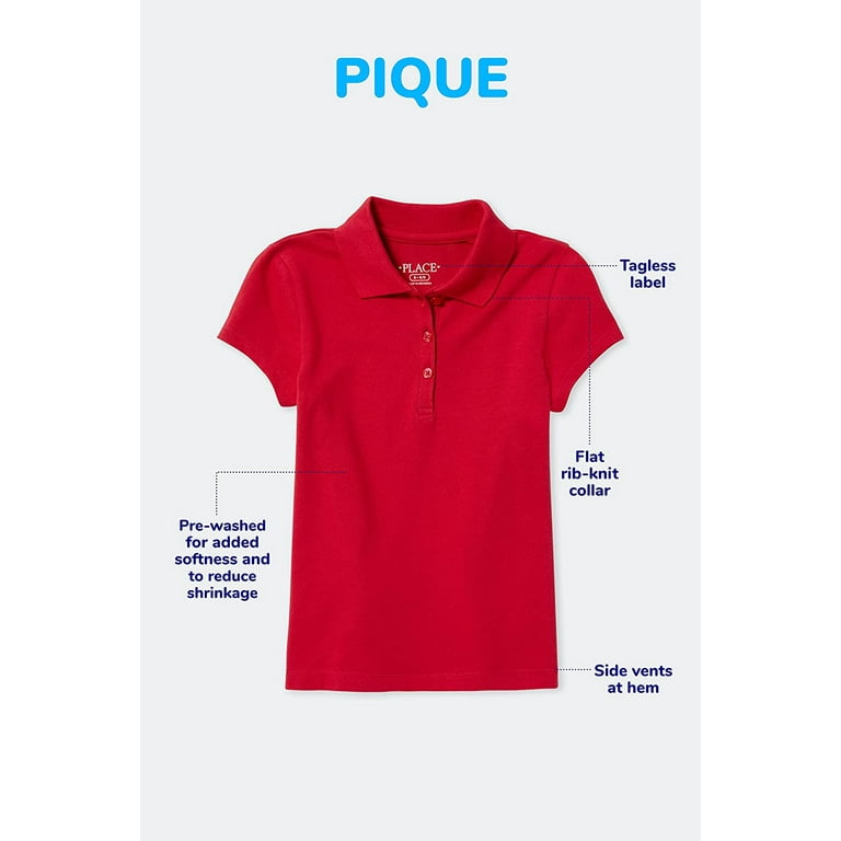 The Children's Place Boys' Short Sleeve Pique Polo