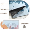 thumbnail image 6 of Boho Forest Silhouette Area Rugs 3'x5', Washable Small Throw Rugs for Living Room Bedroom, Retro Abstract Forest Trees Blue Indoor Outdoor Rug Non-Slip Low Pile Carpet Runner Reversible Floor Mats, 6 of 8
