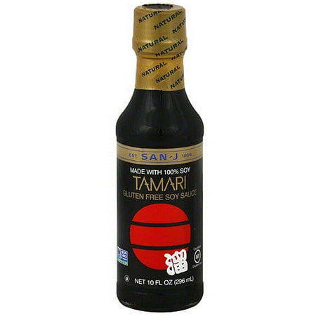 San-J Soy Sauce, 10 oz (Pack of 6)