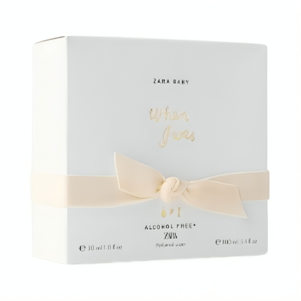 Zara Baby When I Was Alcohol-Free Perfumed Water Gentle for Babies with Aquatic Pear Powdery Florals & Silky Musks Eau de Toilette EDT 100ml + 30ml (3.4 fl. oz + 1.0 fl. oz)